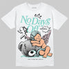 Jordan 11 Low "Igloo" DopeSkill T-Shirt New No Days Off Graphic Streetwear - White