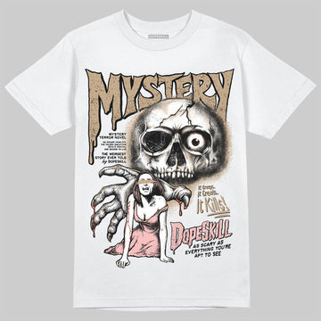 Nike Air Force 1 Low Canvas “Linen” DopeSkill T-Shirt Mystery Ghostly Grasp Graphic Streetwear - White