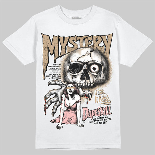 Nike Air Force 1 Low Canvas “Linen” DopeSkill T-Shirt Mystery Ghostly Grasp Graphic Streetwear - White