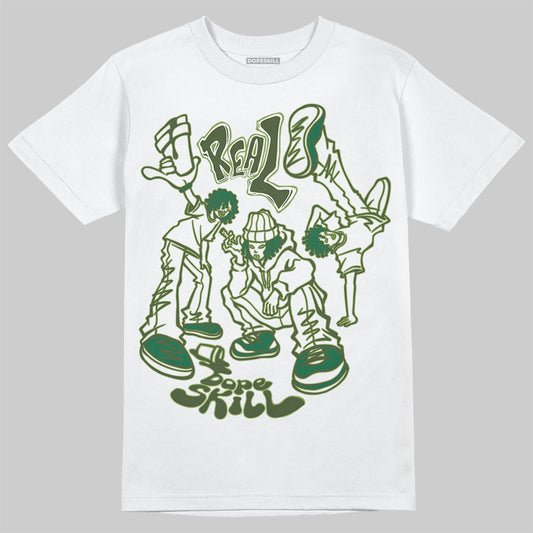 Foamposite Pro 'Pine Green' DopeSkill T-Shirt Real Y2K Players Graphic Streetwear - White