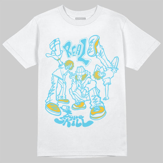 Jordan 11 Retro Gamma Blue (2025) DopeSkill T-Shirt Real Y2K Players Graphic Streetwear - White