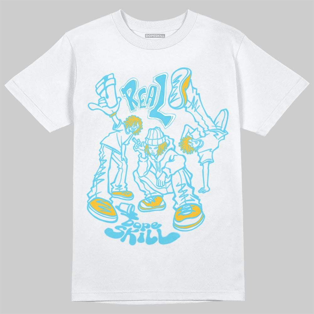 Jordan 11 Retro Gamma Blue (2025) DopeSkill T-Shirt Real Y2K Players Graphic Streetwear - White