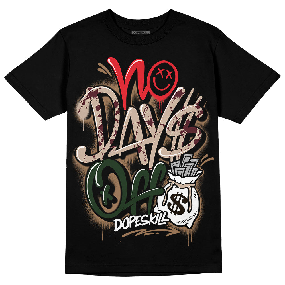 Dunk Low Freddy Krueger DopeSkill T-Shirt No Days Off Graphic Streetwear - Black 