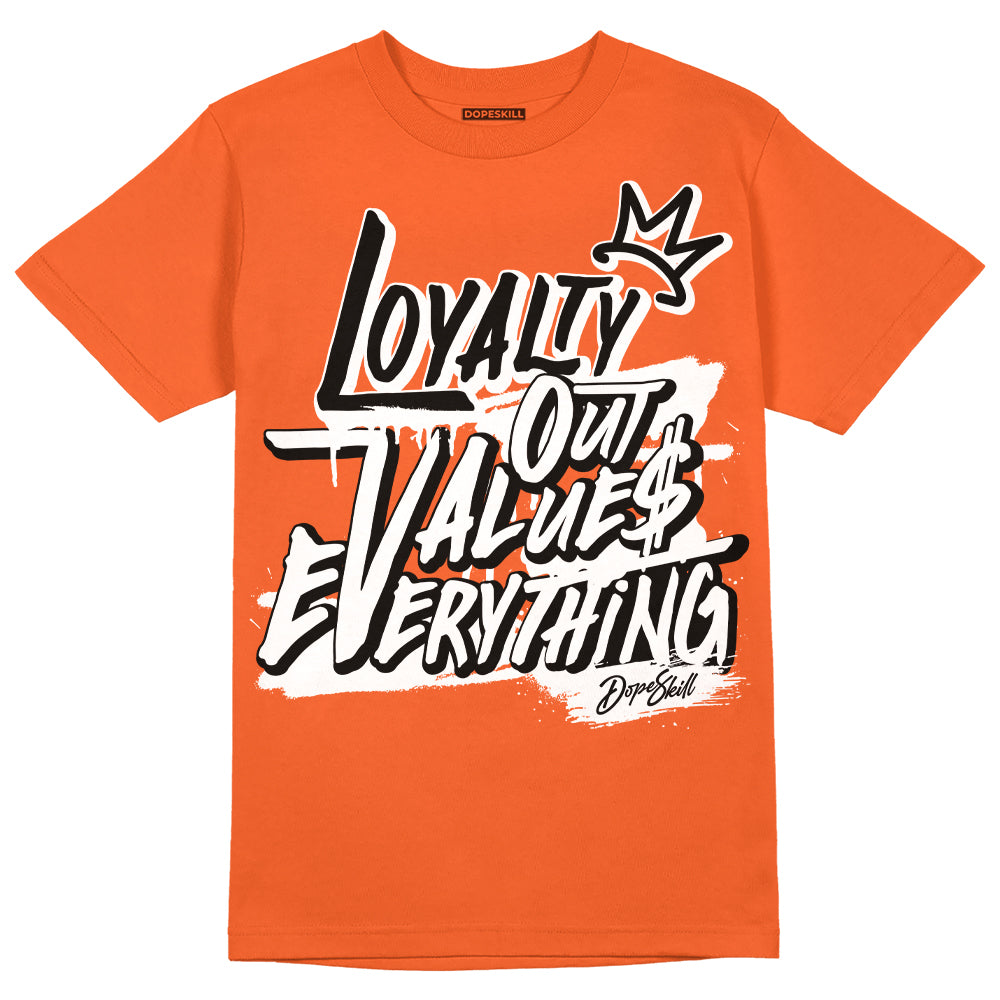 Jordan 3 Georgia Peach DopeSkill Orange T-shirt LOVE Graphic Streetwear