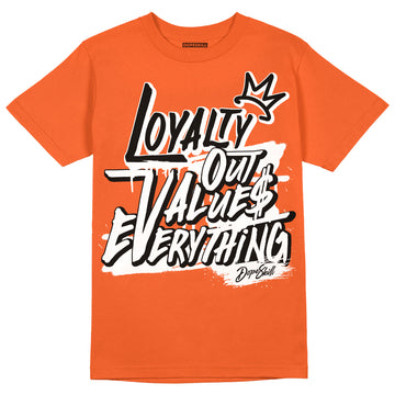 Jordan 3 Georgia Peach DopeSkill Orange T-shirt LOVE Graphic Streetwear