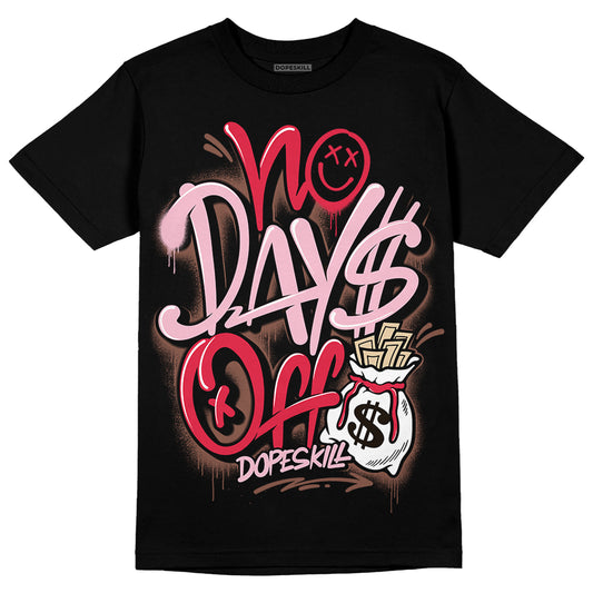 Dunk Low PRM Bacon DopeSkill T-Shirt No Days Off Graphic Streetwear - Black