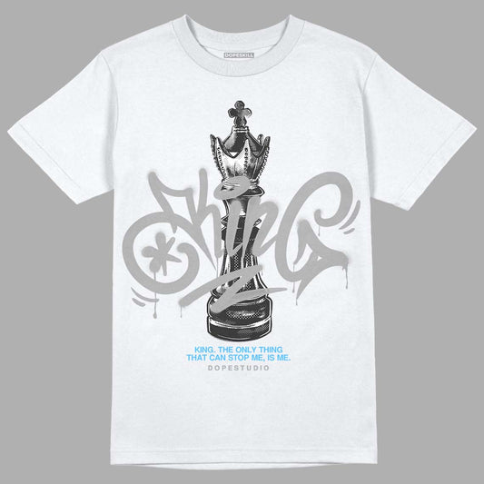 Dunk Low ‘Pure Platinum’ DopeSkill T-Shirt King Chess Graphic Streetwear - White