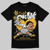 Jordan 5 'Tokyo' DopeSkill T-Shirt No Fake Love Graphic Streetwear - Black