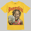 Yellow Sneakers DopeSkill T-Shirt Money Loves Me Graphic Streetwear - Gold