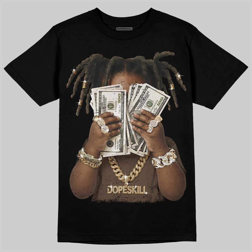 A Ma Maniére x Air Jordan 4 “Dark Mocha” DopeSkill T-Shirt Rich Youth Graphic Streetwear - Black