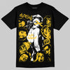 Yellow Sneakers DopeSkill T-Shirt Built Different Graphic Streetwear - Black