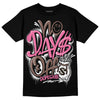 Dunk Low Smokey Mauve Playful Pink DopeSkill T-Shirt No Days Off Graphic Streetwear - Black