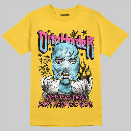 Yellow Sneakers DopeSkill T-Shirt Drip Harder Graphic Streetwear - Gold