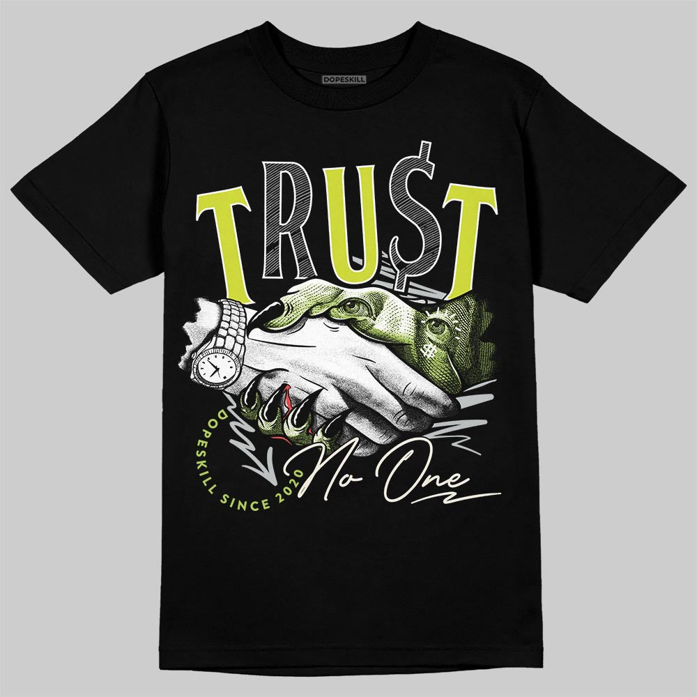 Air Max 90 x Patta Cyber and Particle Grey DopeSkill T-Shirt Trust No One Graphic Streetwear - Black