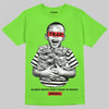Neon Green Sneakers DopeSkill T-Shirt Scared Money Don't Make No Money Graphic Streetwear - Lime