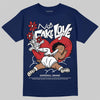 Jordan 11 “Rare Air” DopeSkill T-Shirt No Fake Love Graphic Streetwear - navy