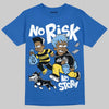 Air Foamposite One “International Blue” DopeSkill Royal T-shirt No Risk No Story Graphic Streetwear 