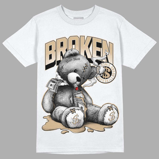 TAN Sneakers DopeSkill T-Shirt Sick Bear Graphic Streetwear - White