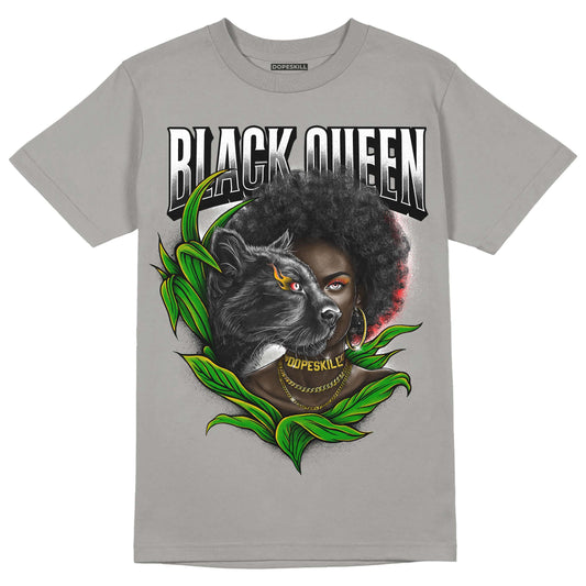 Grey Sneakers DopeSkill Grey T-shirt New Black Queen Graphic Streetwear