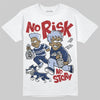 Jordan 6 Retro 'White And Midnight Navy' DopeSkill T-Shirt No Risk No Story Graphic Streetwear - WHite