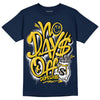 Dunk Low Vintage “Michigan” DopeSkill Midnight Navy T-Shirt No Days Off Graphic Streetwear 