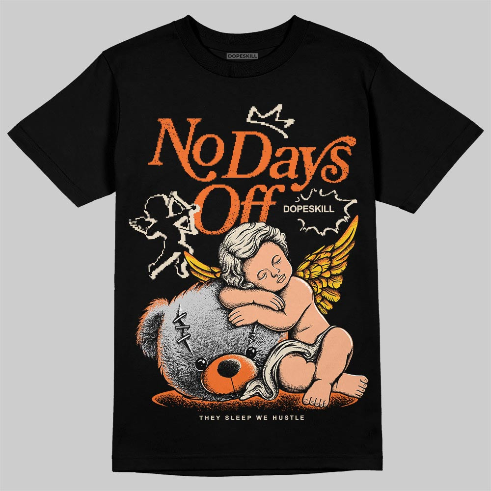 Jordan 3 “Starfish” DopeSkill T-Shirt New No Days Off Graphic Streetwear - Black