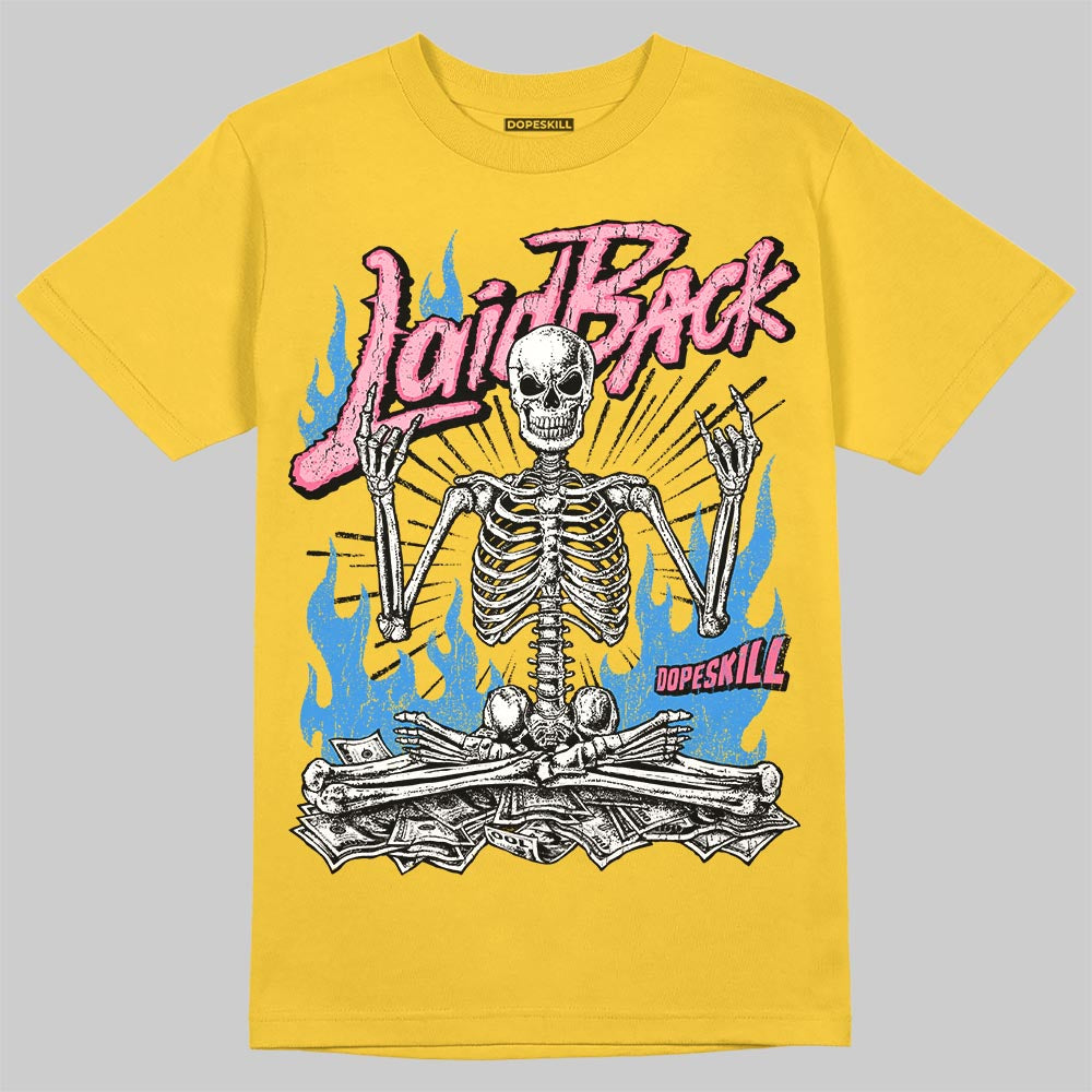 Yellow Sneakers DopeSkill T-Shirt Laid Back Graphic Streetwear - Gold