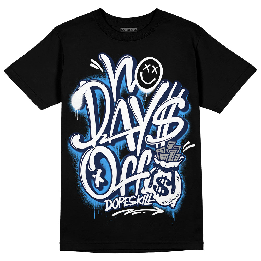 Jordan Spiz’ike Low “White/Obsidian” DopeSkill T-Shirt No Days Off Graphic Streetwear - Black