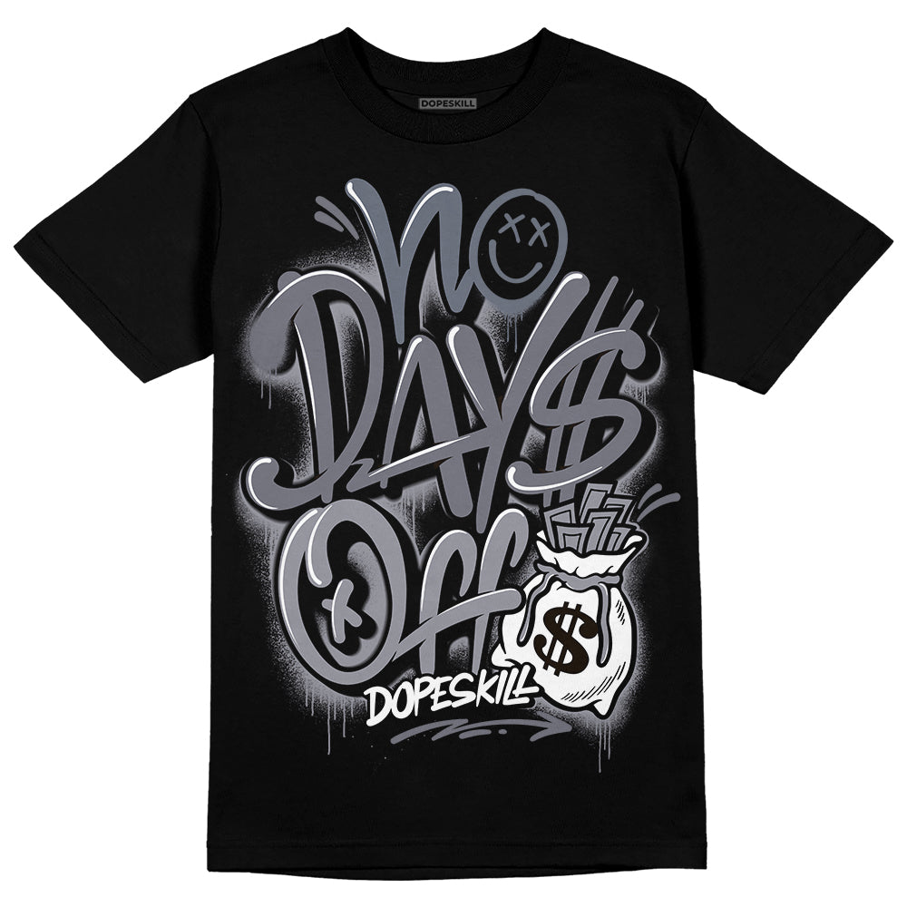 Jordan 14 Retro 'Stealth' DopeSkill T-Shirt No Days Off Graphic Streetwear - Black