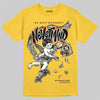 Jordan 5 'Tokyo' DopeSkill T-Shirt Nevermind Graphic Streetwear - Gold