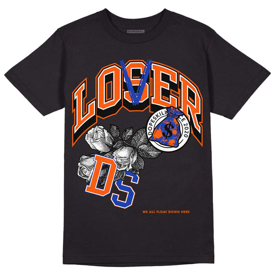 Dunk Low Futura Orange Blaze DopeSkill T-Shirt Loser Lover Graphic Streetwear - Black