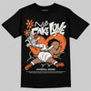 Jordan 1 Retro High OG Shattered Backboard (2025) DopeSkill T-Shirt No Fake Love Graphic Streetwear - Black