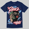 University Blue Sneakers DopeSkill T-Shirt Rolling in Money Graphic Streetwear - navy