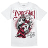 Jordan 1 Retro High '85 OG Metallic Burgundy DopeSkill T-Shirt Money Loves Me Graphic Streetwear - White