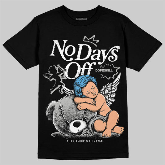 Jordan 10 OG “Steel” DopeSkill T-Shirt New No Days Off Graphic Streetwear - Black