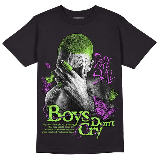 Jordan 5 "Green Bean" DopeSkill T-Shirt Boys Don't Cry Graphic Streetwear - Black