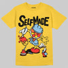 Yellow Sneakers DopeSkill T-Shirt Self Made Graphic Streetwear - Daisy