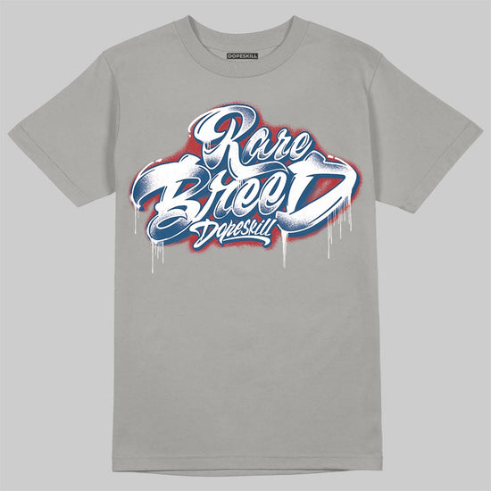 Jordan 12 Retro French Blue (2025) DopeSkill T-Shirt Rare Breed Type Graphic Streetwear - Gravel