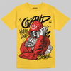Yellow Sneakers DopeSkill T-Shirt Grind Pray Graphic Streetwear - Gold
