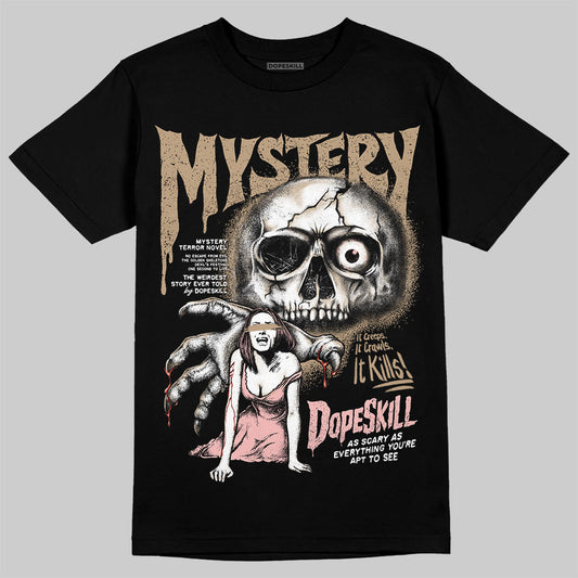 Nike Air Force 1 Low Canvas “Linen” DopeSkill T-Shirt Mystery Ghostly Grasp Graphic Streetwear - Black