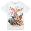 Jordan 3 Georgia Peach DopeSkill T-Shirt New No Days Off Graphic Streetwear - WHite