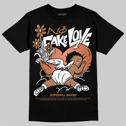 Jordan 14 Golf "US Open" DopeSkill T-Shirt No Fake Love Graphic Streetwear - black