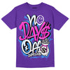 Dunk Low Championship Court Purple DopeSkill Purple T-shirt No Days Off Graphic Streetwear 