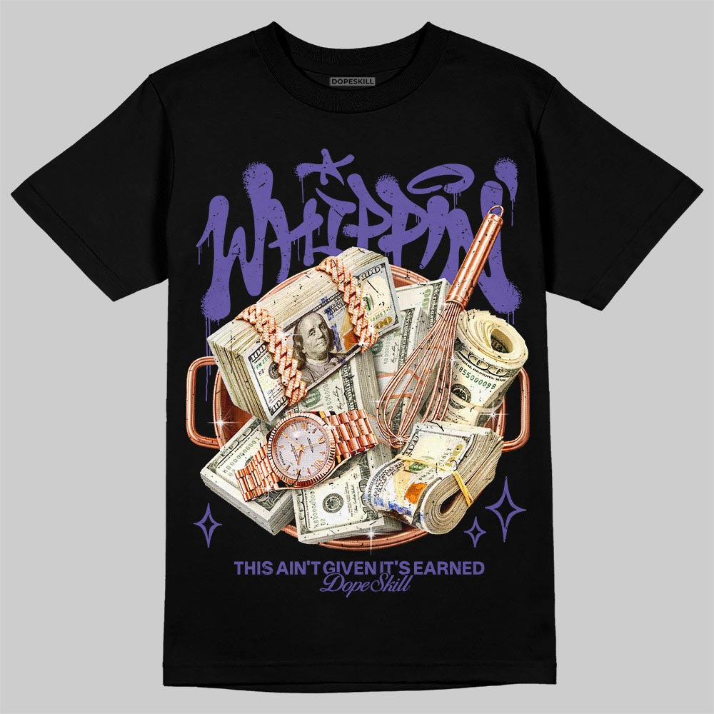 Jordan 5 OG “Grape” DopeSkill T-Shirt Whippin Graphic Streetwear - Black
