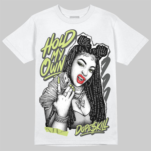 Jordan 4 GS “Light Lemon Twist” DopeSkill T-Shirt New H.M.O Graphic Streetwear - White