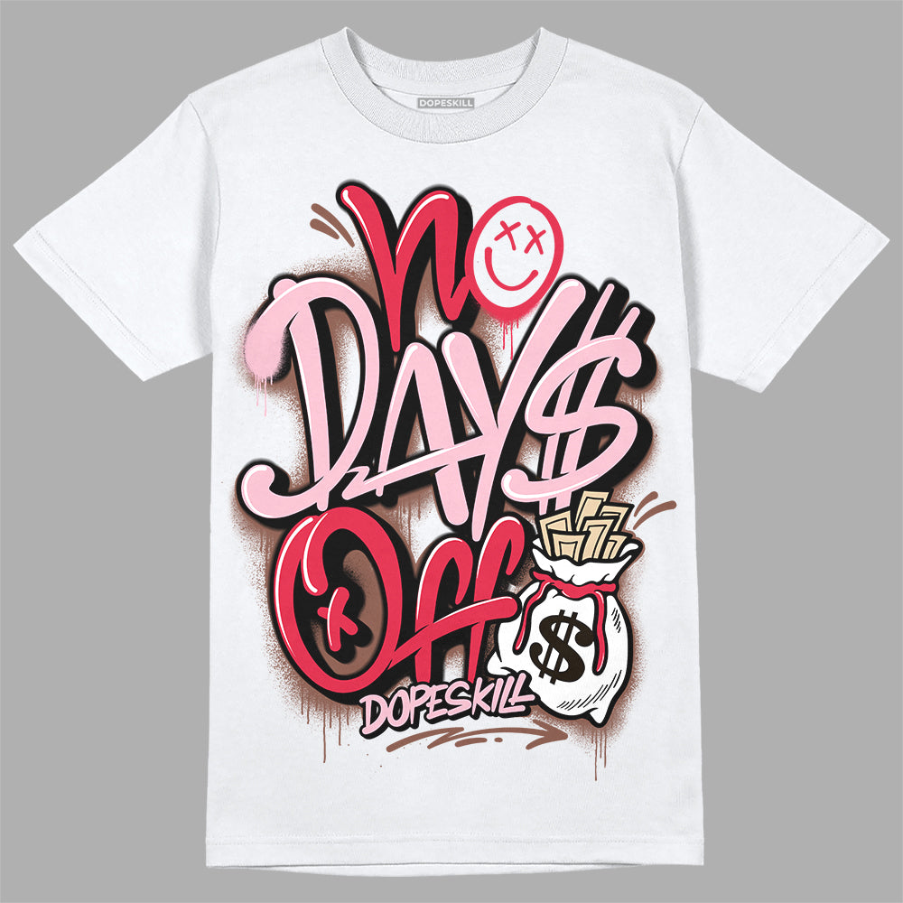 Dunk Low PRM Bacon DopeSkill T-Shirt No Days Off Graphic Streetwear - White 