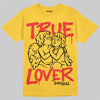 Yellow Sneakers DopeSkill T-Shirt True Lover Graphic Streetwear - Gold