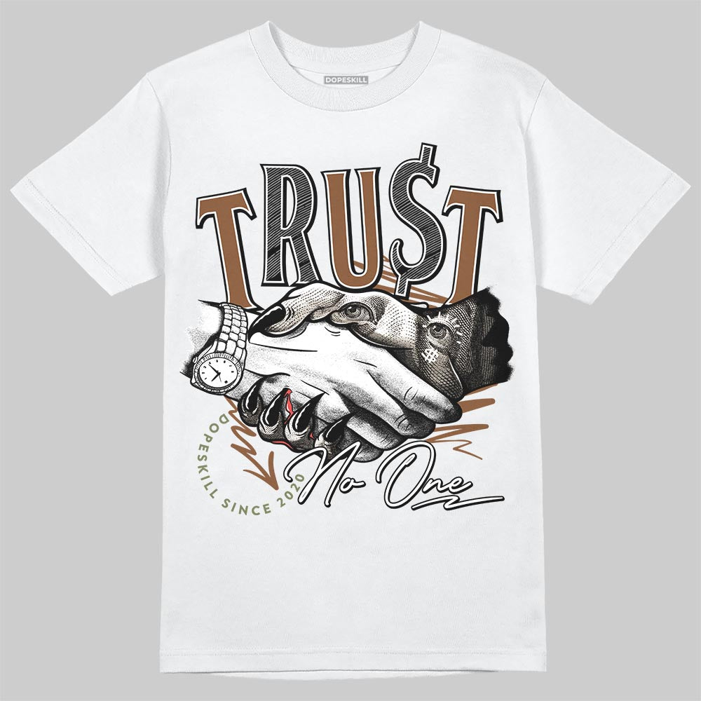 New Balance ABZORB 2010 “Pecan” DopeSkill T-Shirt Trust No One Graphic Streetwear - White