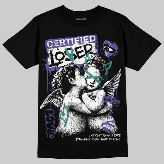 Jordan 5 OG “Grape” DopeSkill T-Shirt Certified Lover Graphic Streetwear - Black
