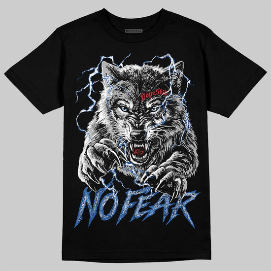 Jordan 3 "True Blue" DopeSkill T-Shirt No Fear Graphic Streetwear - Black